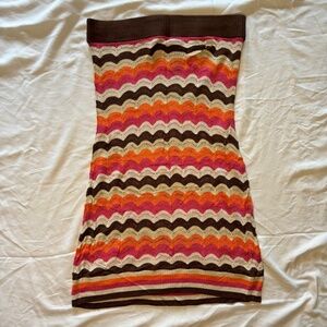 Strapless Striped Rampage Dress